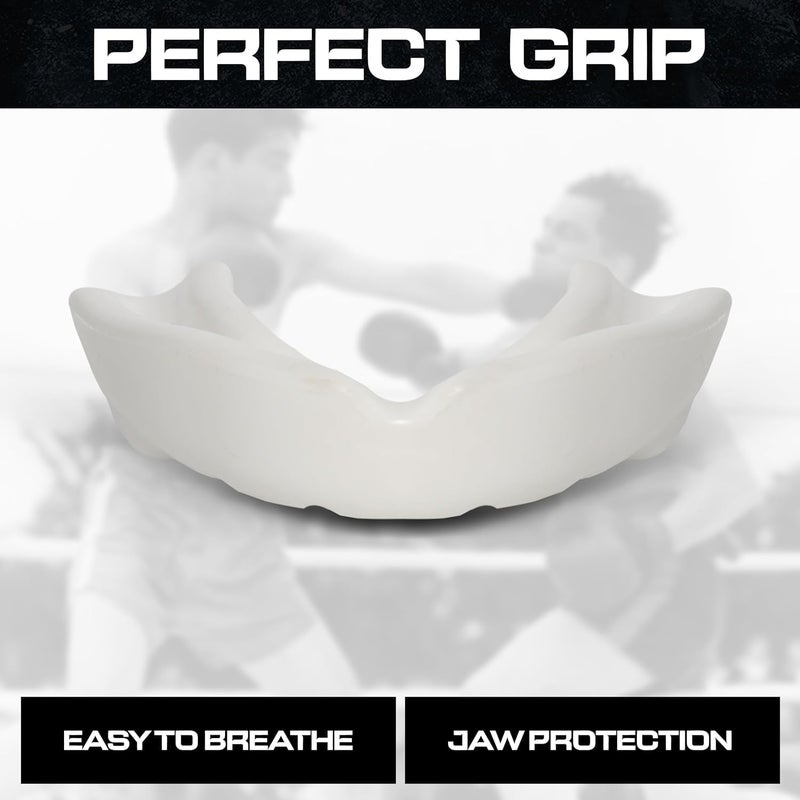 BFS IMPEX Sports Mouth Guard for Kids,Youth,Boys,Girls,Child Teen Mouthguard with Case (BPA Free) for Boxing, Martial Arts,MMA Karate,Lacrosse,Football,Soccer and All Contact Sports (White) - Image 2